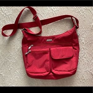 Red Baggallini Crossbody Bag with RFID Phone Case